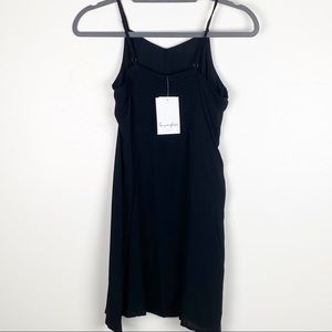 Love, Fire Black Slip Dress